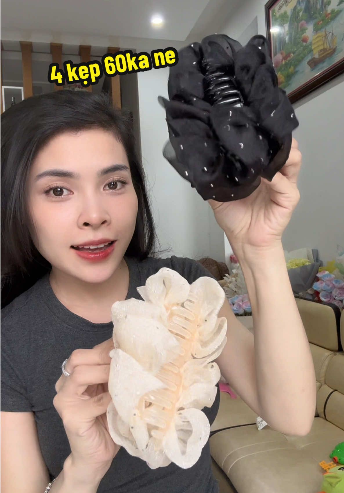 Combo 4 cây kẹp đag được trợ giá chưa tới 60ka nè #kepbongbongdinhda #kepcutoi #kepbongbong 