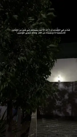 فَنَادَىٰ فِي الظُّلُمَاتِ أَن لَّا إِلَٰهَ إِلَّا أَنتَ سُبْحَانَكَ إِنِّي كُنتُ مِنَ الظَّالِمِينَ فَاسْتَجَبْنَا لَهُ وَنَجَّيْنَاهُ مِنَ الْغَمِّ ۚ وَكَذَٰلِكَ نُنجِي الْمُؤْمِنِينَ.