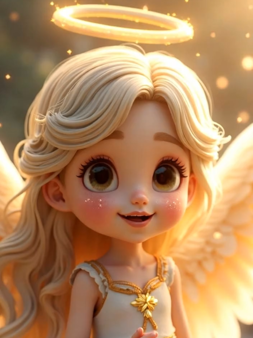 She taps her halo—and wonder begins to spin. 🌟💛 🧠 Generated with @spellai.official ✨ Built from words – brought to life in seconds 👉 Curious? Link in bio to explore #spellai #epicenigma #aiartist #aestheticvision #angelhalo 