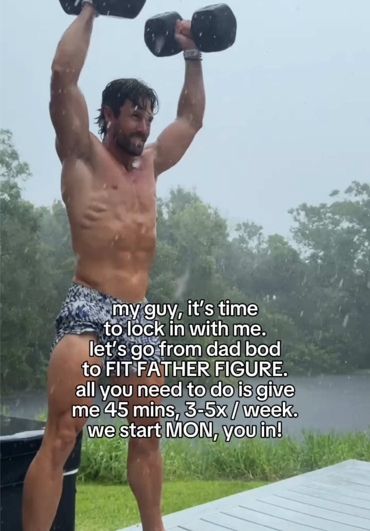 Trade in the dad bod 🫡💪 (🔗 in bio for fit father program 🔥) #foryou #dad #fatherhood
