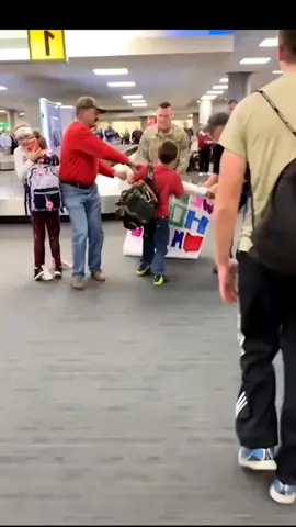 soldier coming home  #soldier #reunion #emotional #surprise #meetagain 