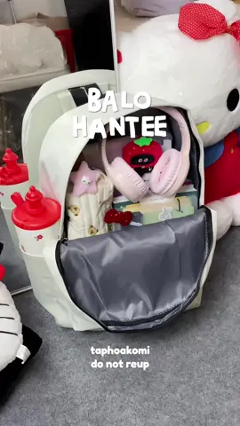 Cho team thích basic nà 🎒 #hantee #balo #balodihoc #taphoakomi #unboxing 