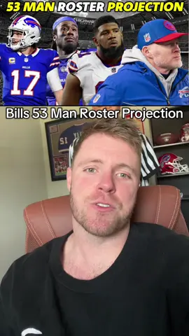 2025 Buffalo Bills 53 man roster projection #buffalobills #billsmafia #nfl #nflnews 