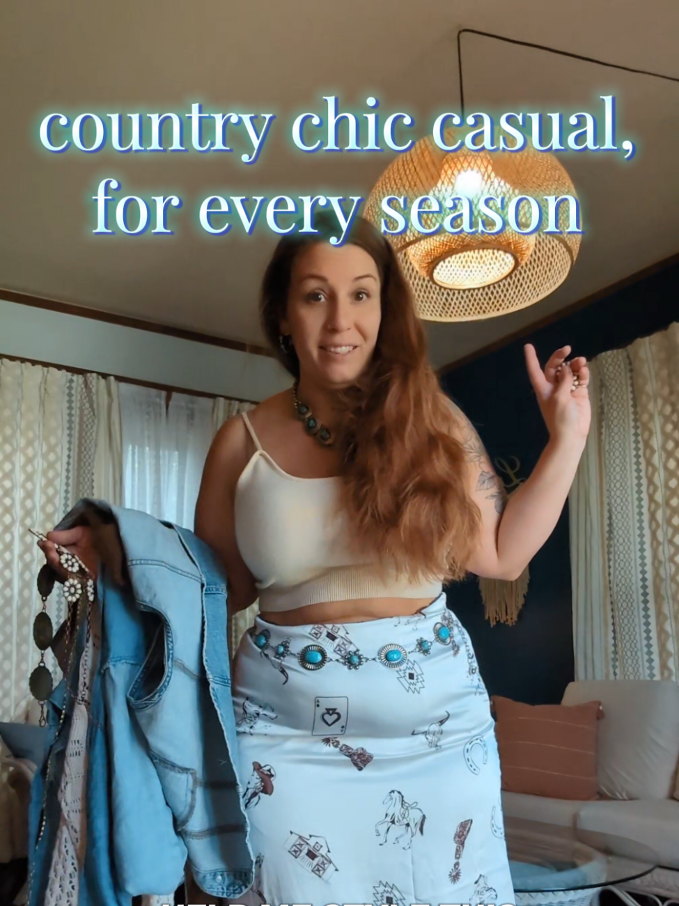 I love statement pieces like this that I can use all year long 😍🤠  #countrychic #countrycasual #OOTD #tiktokshopcreatorpicks 