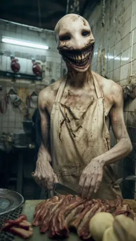 creepy butcher #horrortok #creepy #butcher #ai #midjourney 