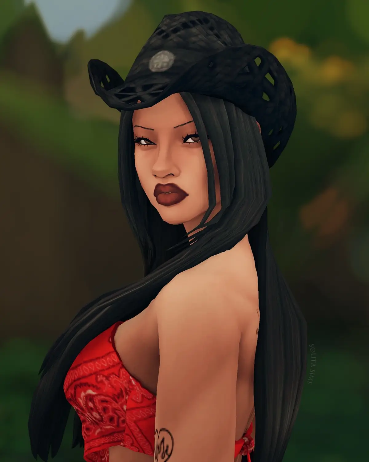 THE BLACK WIDOW CHALLENGE IS HERE 🕷️ first episode premieres on y★utube (solitasims) today at 12:15pm pst!!!!!!!! #TheSims4 #Sims4BlackWidow #solitasims 