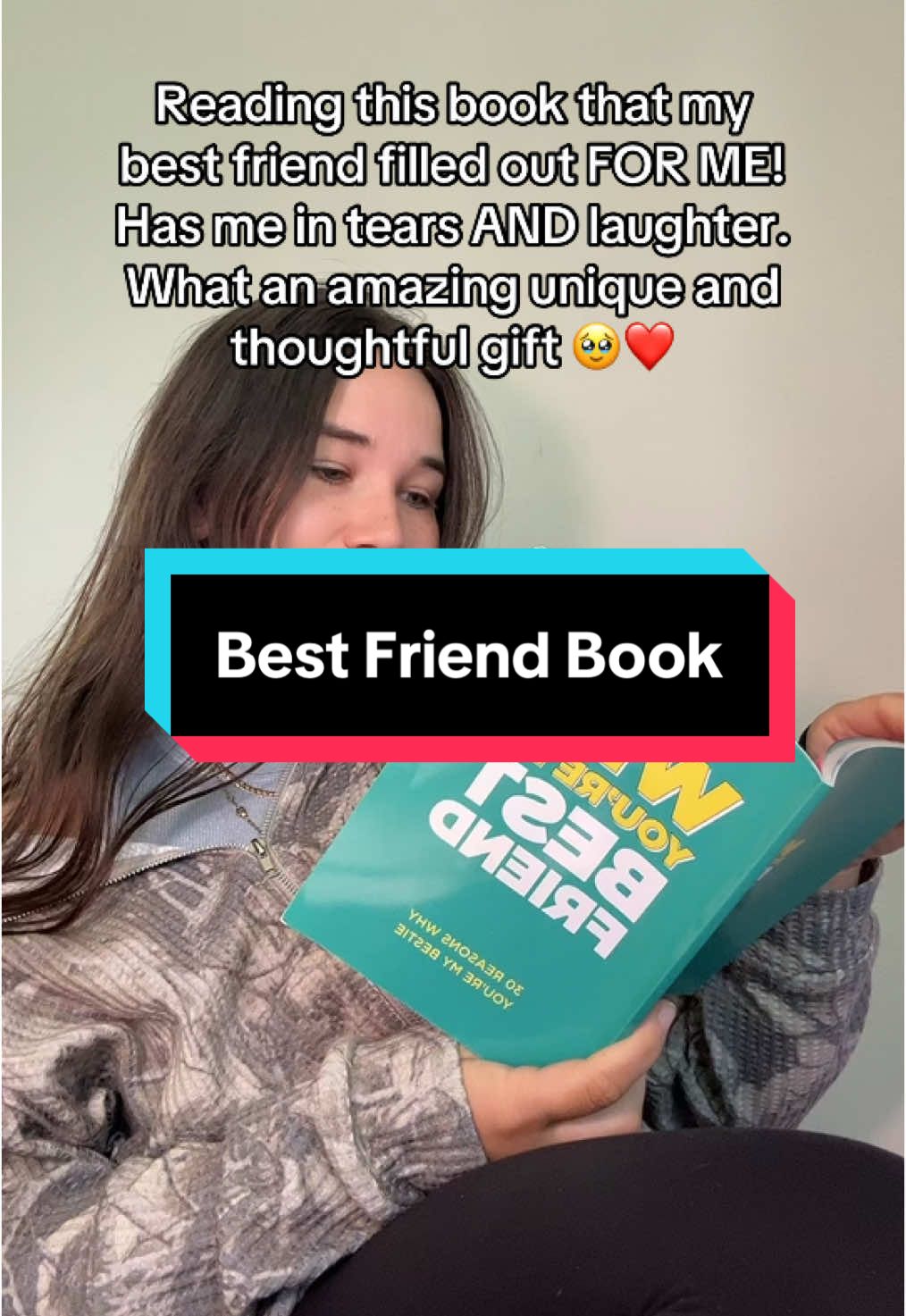 My bestie gave me this guided journal and now I'm laughing and crying. 