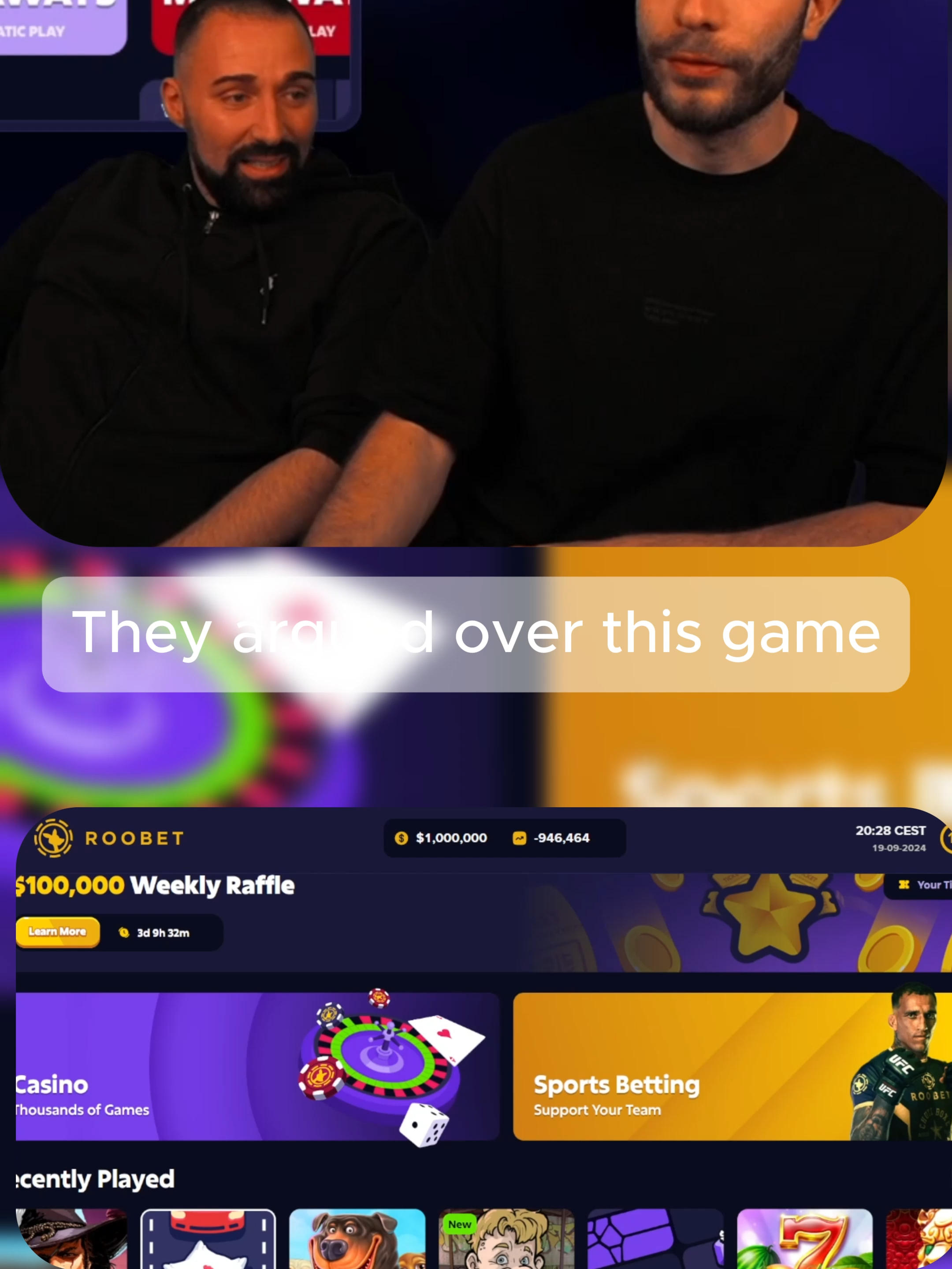 They argued over this game