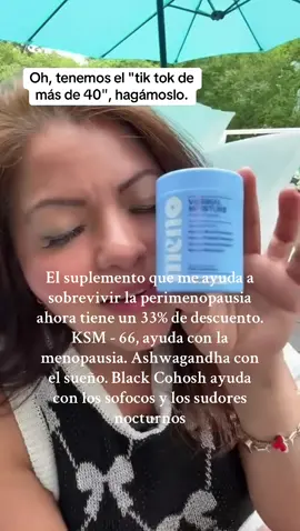 El suplemento que me ayuda a sobrevivir la perimenopausia ahora tiene un 30 % de descuento. KSM - 66, ayuda con la menopausia. #meno #menopause #supplementsthatwork #over40  #creatorsearchinsights 