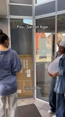 Et tout ça à cause de Sara elle-même 😂
