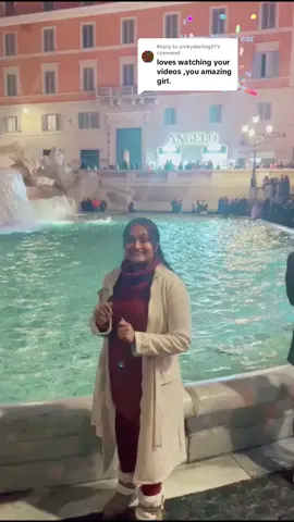 Replying to @pinkydarling21 #ThankYou #Italy #Rome #TreviFountain 