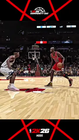 Michael Jordan back on NBA 2K26  Between devastating dunk, perfect footwork and fadeaway clutch, the legend comes back to life on the parquet  Each movement breathes the Mamba Mentality ahead of time and reminds us why MJ is the GOAT.  Air Jordan forever in the game. #2k26 #nba2k26 #nba2k 