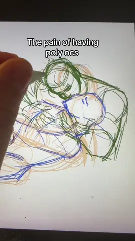 I start off so excited and then get angry midway through my sketch #artvlog #ocart #oc #polyship #sketching 