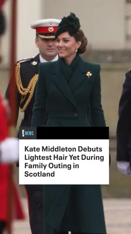 Kate Middleton debuts a new hair color while in Scotland. 😍See her hair transformation at the link in bio.