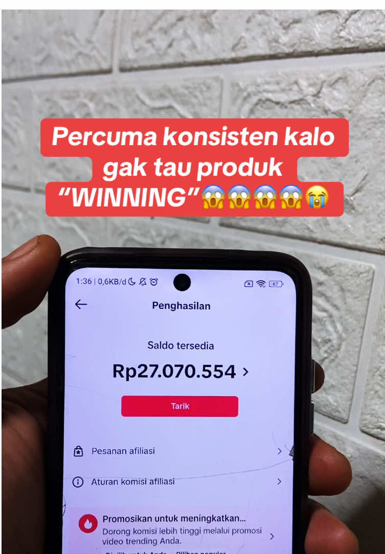 Sengaruh ini kah produk winning #pemulaaffiliate #affiliatemarketing #tiktokaffiliate #produkwinning 
