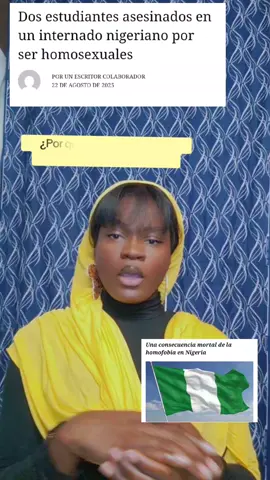 Dos estudiantes asesinados en un internado nigeriano por ser homosexuales.   Agosto de 2025 Una consecuencia mortal de la homofobia en Nigeria #nigeriahomofobia🇳🇬🇳🇬🇳🇬 #homofobiaennigeria🇳🇬🇳🇬🇳🇬 #nigeriatiktok🇳🇬🇳🇬🇳🇬 #lgbt🌈enlasescuelas #ideologiadegenero🏳️‍🌈🏳️‍⚧️? 