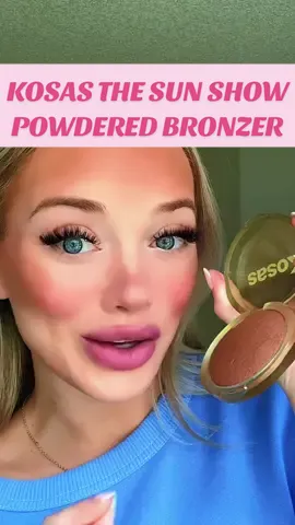 Summer glow in a compact ☀️✨ Kosas Sun Show Bronzer = instant vacay vibes without the sunburn 🌴 @Kosas #KosasBeauty #SunKissedGlow #BronzerTok #GlowGoals #MakeupTransformation 
