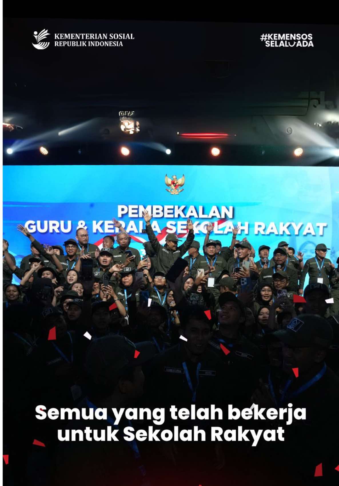 Program Sekolah Rakyat tak akan berjalan tanpa kolaborasi yang baik.
 Apresiasi setinggi-tingginya disampaikan Menteri Sosial Saifullah Yusuf (Gus Ipul) kepada seluruh pihak yang telah bersama-sama membangun dan menyukseskan program ini.
 Selengkapnya dalam video berikut.