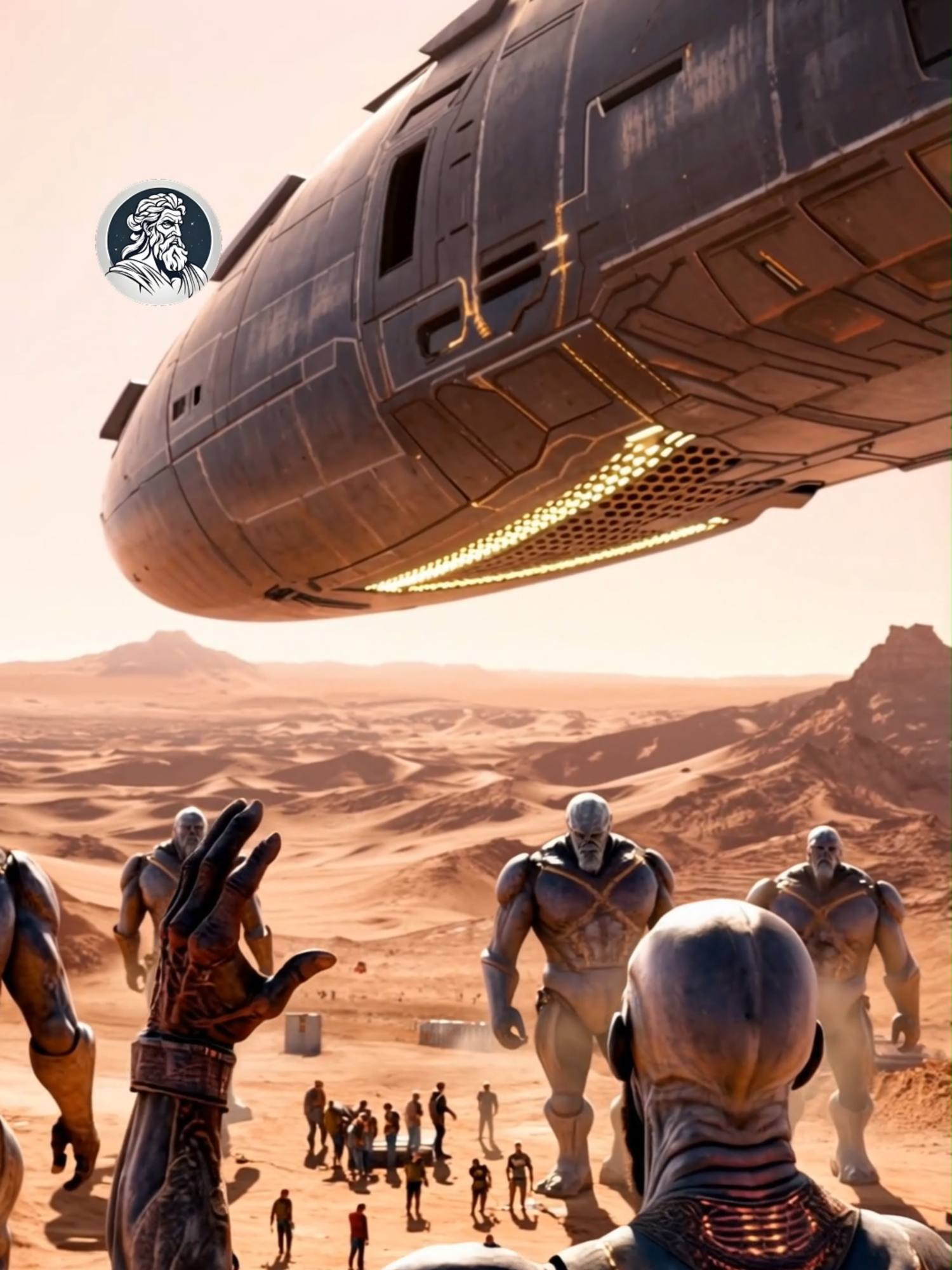 HOW THE PYRAMIDS WERE MADE #cadamitologia #ai #giants #desert #egypt #pyramids #alien #fyp