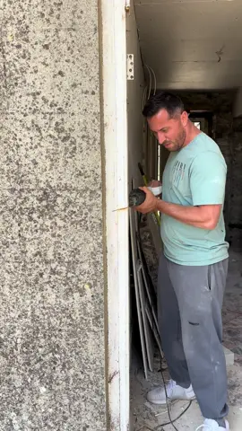 Here’s me pitching in to replace the back door! Place is starting to come together! 