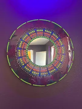 $80 23” blacklight mandala