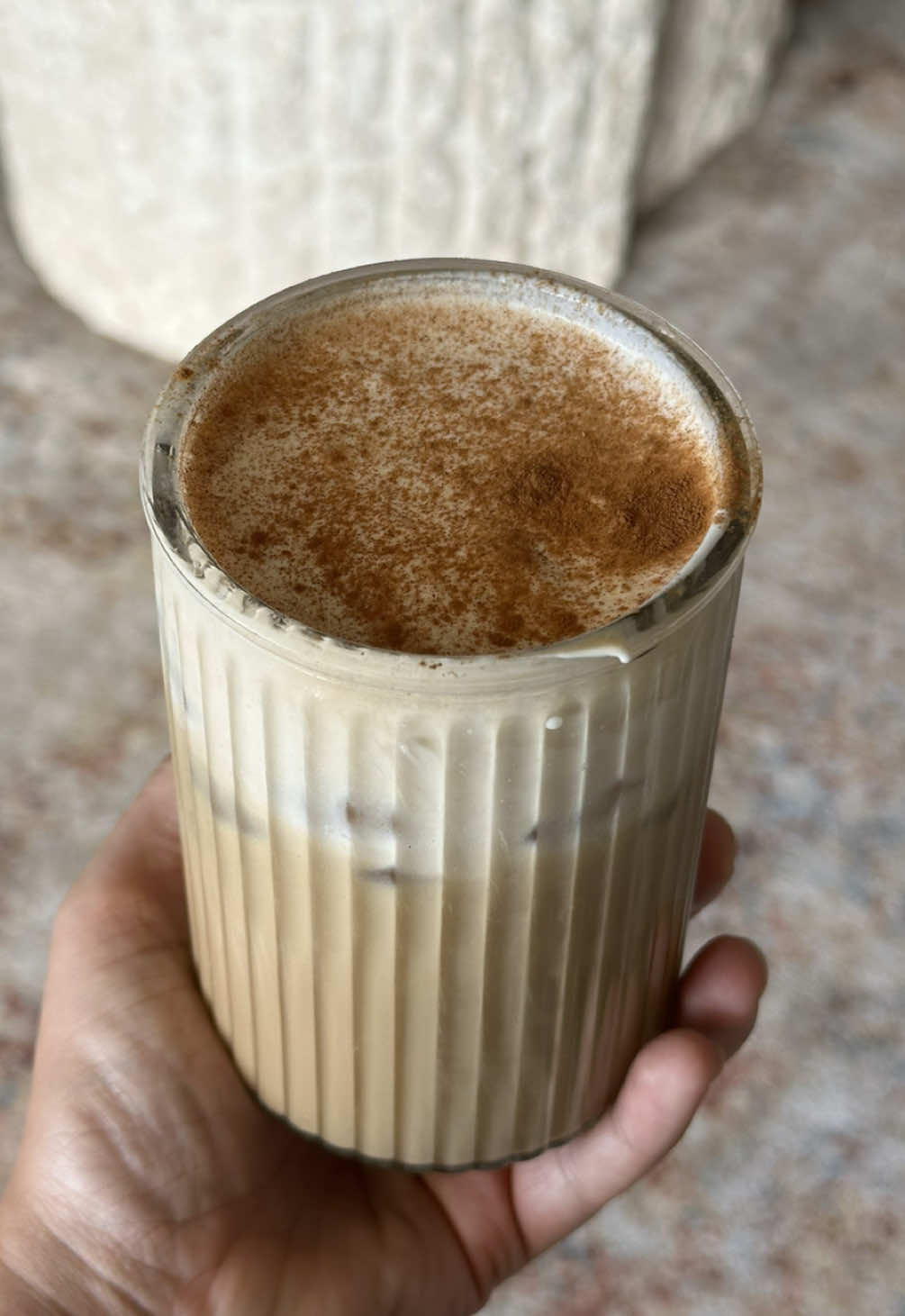 Coffee thirst trap lol?  My FAV coffee creamer @Coffee mate brown butter is finally back for the season. I go to bed looking forward to my morning coffee every night.  @Yo Mama's Foods pasta sauce jar recycled into my fav coffee cup lol. #coffee #coffeetok #coffeetime #coffeeathome #coffeemate #cookiebutter #pumpkin #pumpkinspice #fallvibes #fallcoffee #cozyvibes #brownbutter #latte 