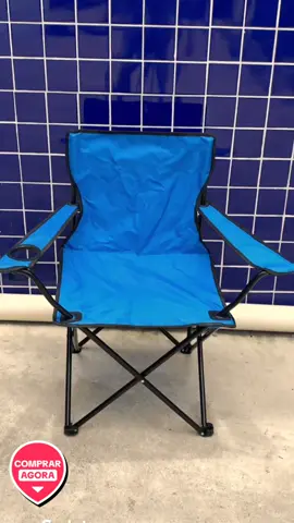 cadeira dobrável. Ideal para camping #barato #promoção #novidadesevariedades #achadinhostiktok #ofertadodia @Pé na porta @Pé na porta @Pé na porta 
