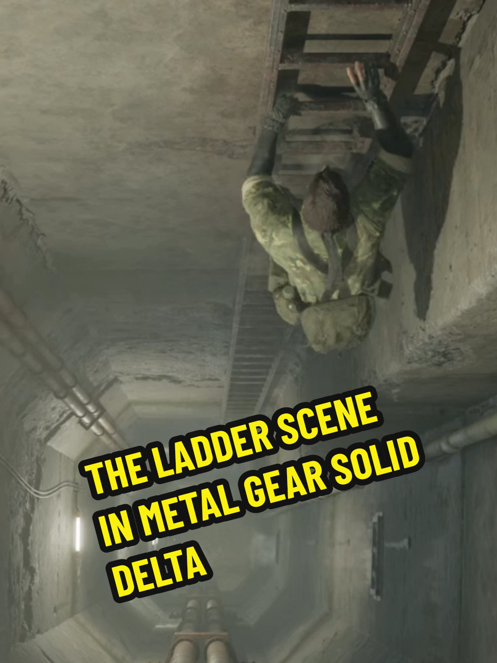 Metal Gear Solid Delta kept all memorable moments of the original Snake Eater 🐍 Including the ladder's scene 🚀 #metalgearsoliddelta #metalgearsolid #metalgearsolid3 #snakeeater #metalgear 