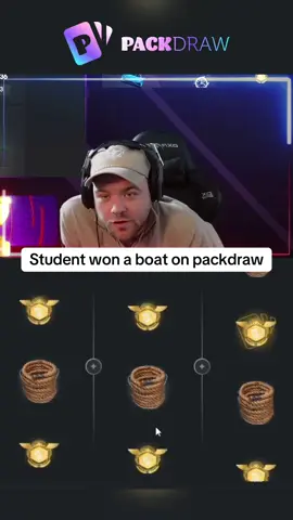 He won a boat!  #kickstreaming #fyp 