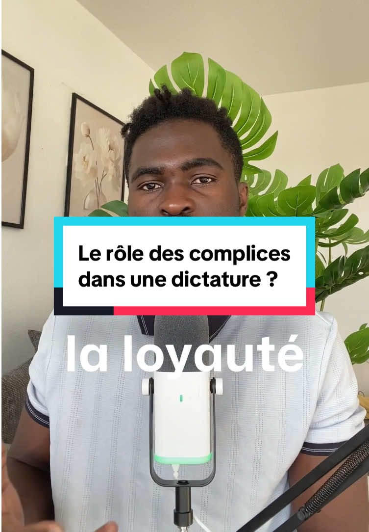 Épisode 5/10 : Comment les dictateurs se maintiennent au pouvoir grâce à leurs complices ?  Nous parlons de la façon dont les dictateurs africains se maintiennent au pouvoir grâce à un cercle de complices, notamment des ministres, des généraux, des hommes d'affaires et des leaders religieux qui profitent de leurs faveurs. Ils forment une pyramide de serviteurs qui rendent la tyrannie solide, mais ce sont en réalité les parasites du peuple. Sans eux, les dictateurs tomberaient. . . . #pourtoi #politique #afrique #afriquetiktok #dictature 