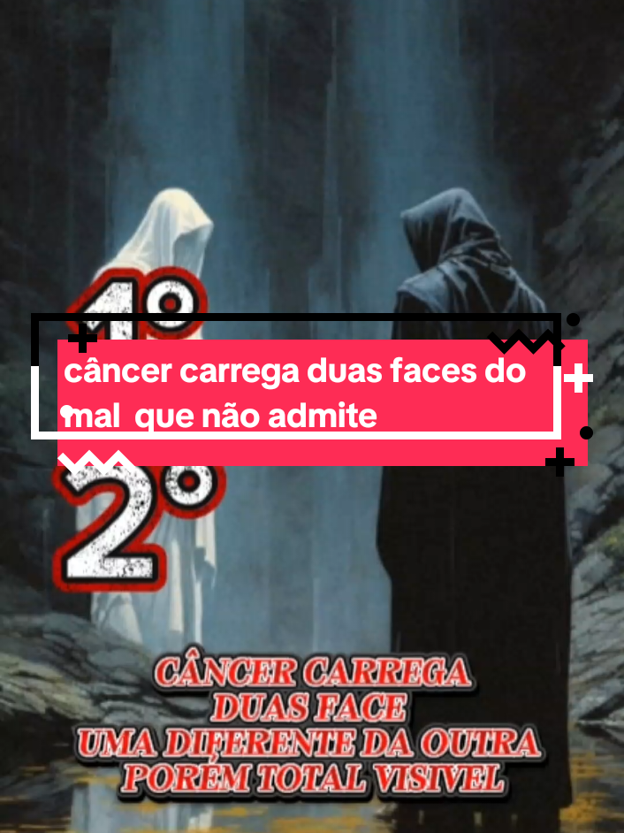 câncer carrega duas faces do mal que não adimite #cancer #cancersucks #signos #horror #some 