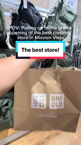 Thank you, the best clothing store foreal! #uniqlo #clothes #shopping #fyp #missionviejo @UNIQLO USA 