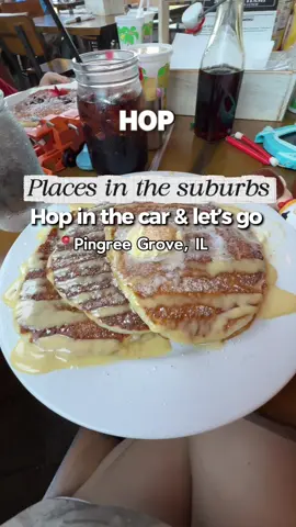 🥞 Maple & Hash ✨ This breakfast and lunch spot has two locations, Pingree Grove and West Dundee IL. They didn’t have cinnamon roll pancakes so I ordered churro pancakes and I LOVED them they may be my new favorite! The kids all got Mickey Mouse pancakes which is their go every time we go to breakfast.  The pancake dishes don’t come with any sides so we ordered a side of bacon to share. I need to come back to try their cocktail flight because they have some delicious looking cocktails.  ⏰ Monday-Sunday 7am-2:30pm 📍2401 US-20 Ste 110 Pingree Grove, IL 60140 #chicagosuburbs #chicagoland #chicagofoodie #chicagofoodguide #foodreviews 