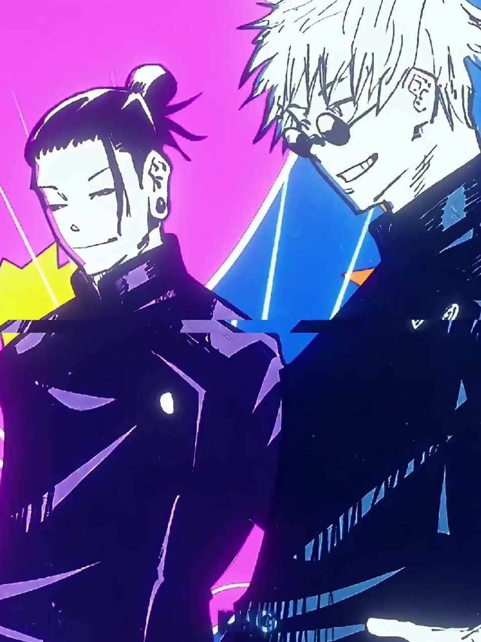 Best duo . . Clips by: @Novatroop  . #animeedit #sugurugeto  #trendingvideo #jujutsukaisen #gojo 