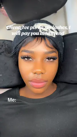 No abeg o, na that time I go loose you 😒 #teebeautyy_ #lashes #wispyset #wetlook #jhblashtech 