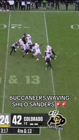 The Buccaneers are parting ways with Shilo Sanders‼️ (per tompelissero/x) #nflfootball #football #deionsanders 