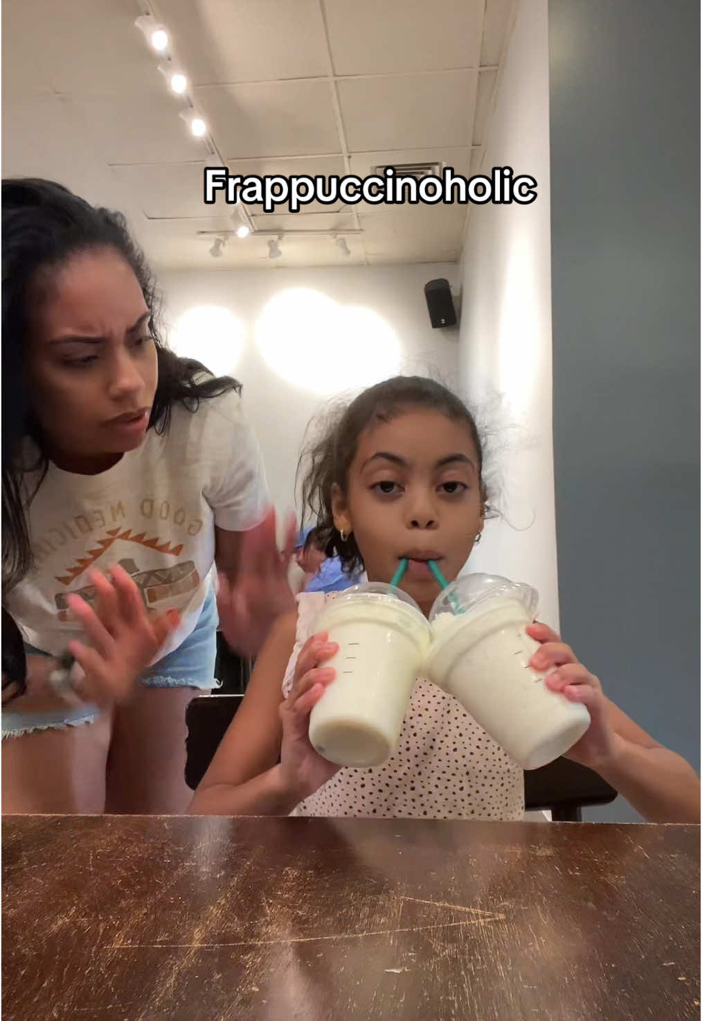 Please make her stop 😭 #fyp #drinktrend #milktrend #milkdrinktrend #milkaholic 