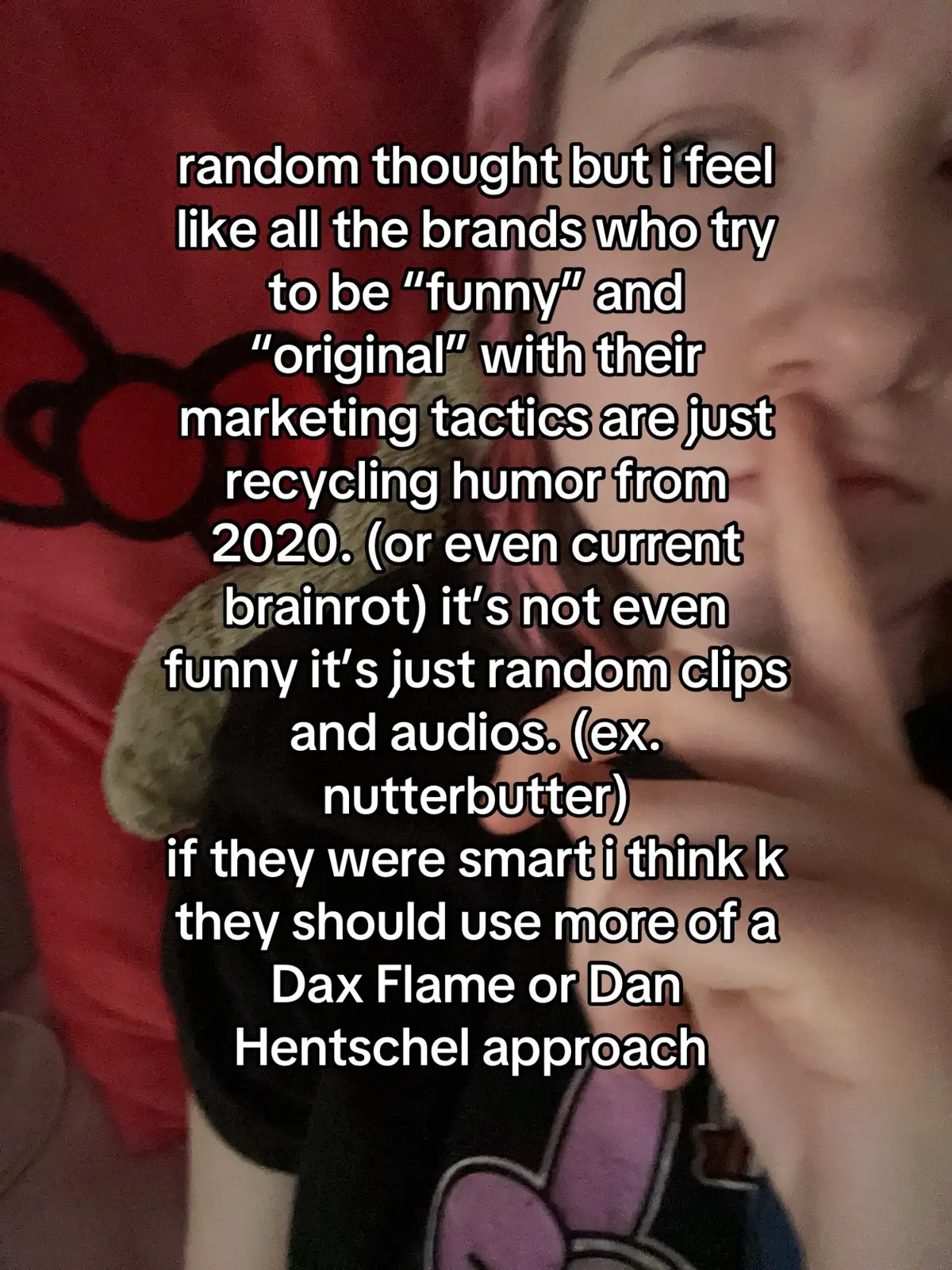 i just wish brands actually tried to make jokes 😭 not just make some random picture and slap a dumb audio on it #marketing#fyp#brands#opinion#funny