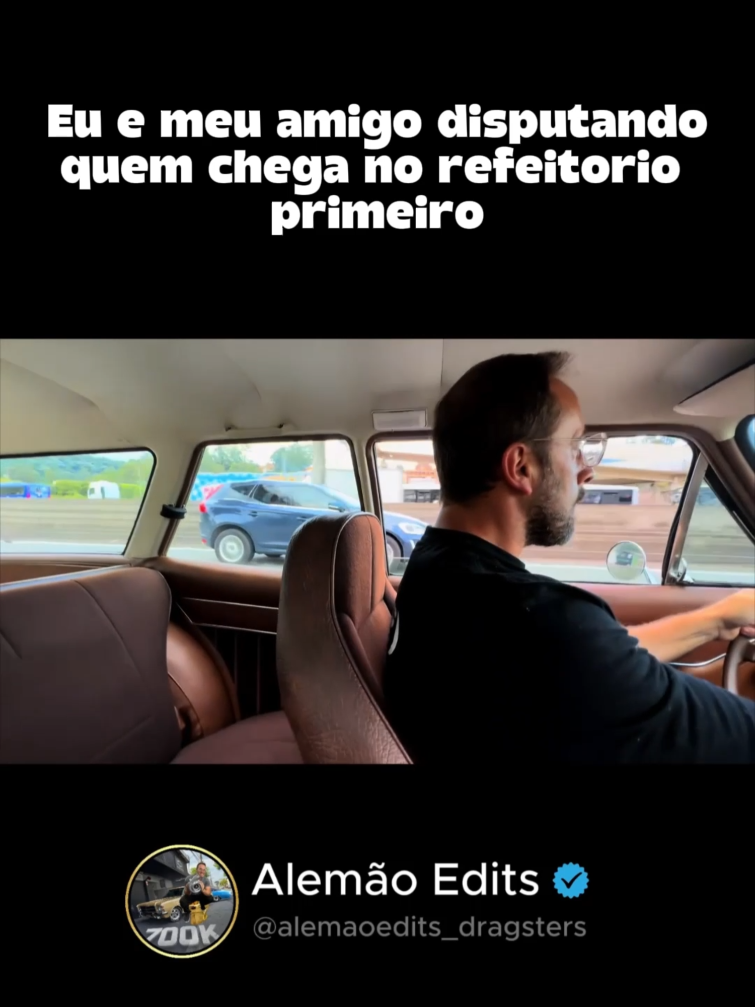 Ele quer disputar ainda 😂😂 #alemaoedits_dragsters #foryoupage #carroantigo #alemaodacaravan #caravan #acfperformance #foryou #fyp #6cilindros #carros #viral