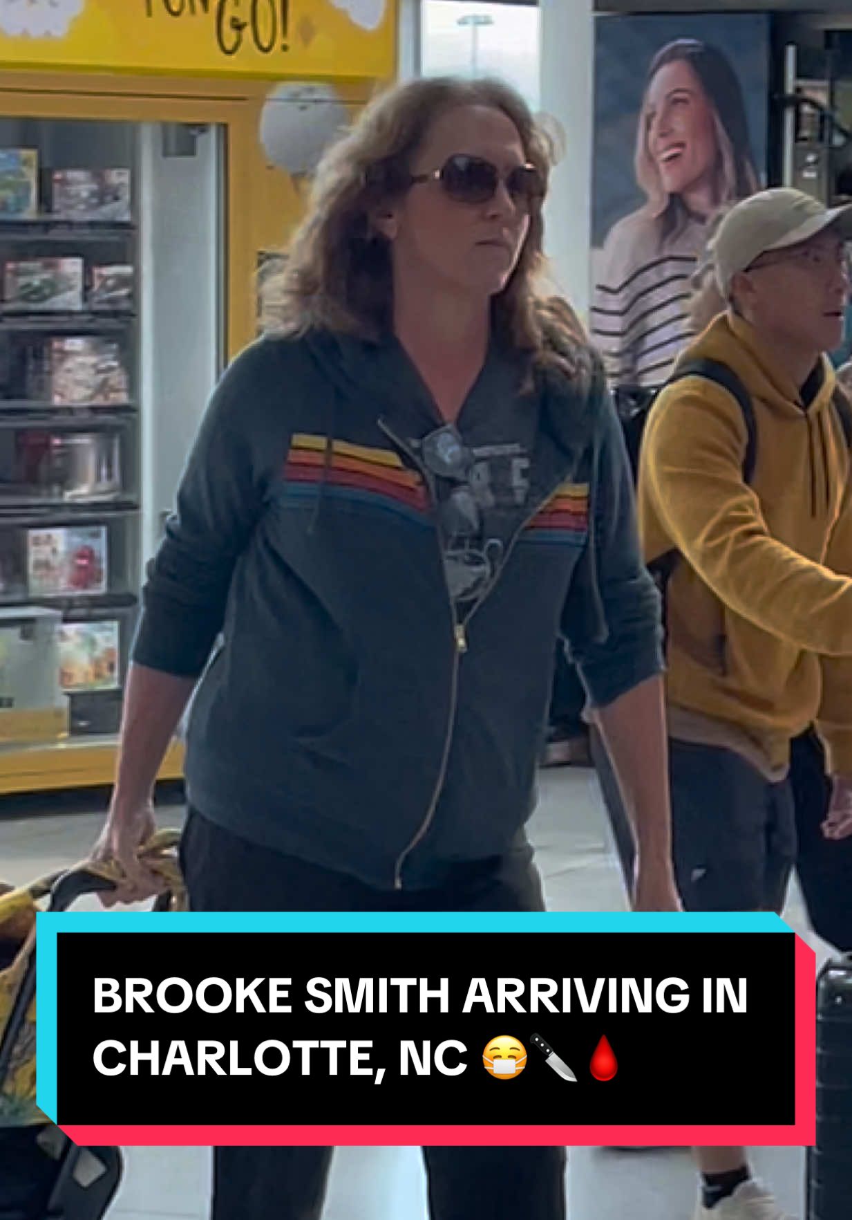 Brooke Smith, best known for her roles in Silence of the Lambs & Grey’s Anatomy, arriving in Charlotte, NC at Charlotte Douglas International Airport ahead of The Mad Monster Party 2025   #BrookeSmith #GreysAnatomy #Horror #HorrorMovie #HorrorTok 