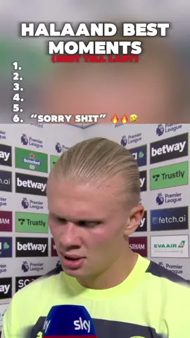 Ranking Halaand best moments 🗿#halaand #footballinterview #footballpodcast #footballbruv 