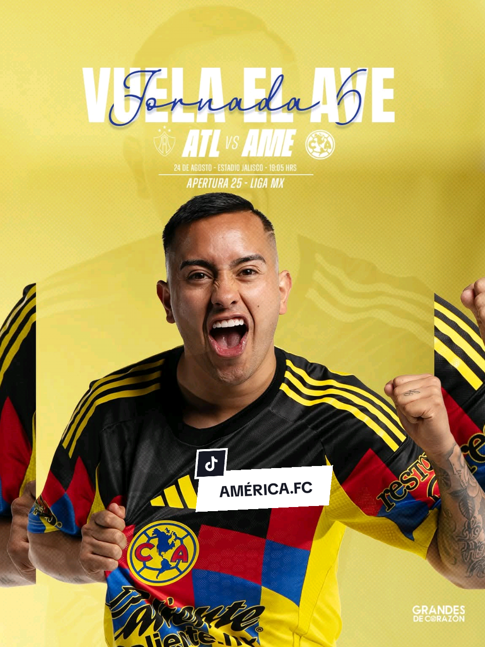 HOY JUEGA EL MAS GRANDE🦅💛 #clubamerica🦅💛💙💯 #ligue1ubereats #tigresuanl #dejatu❤️ #ligamx 