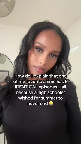 Guess the anime 🙈 #endlesseight #animetok #haruhisuzumiya #animefyp #animegirl 