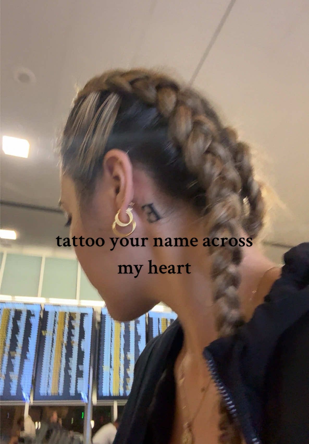 your turn b😘 #tattoo #couple #initial #fypシ #name @user8784267425552 