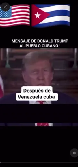 Mensaje de Trump al Pueblo Cubano  Dios ponga su mano y se acabé el comunismo haz algo bueno por el mundo Trump #cuba #venezuela #estadosunidos🇺🇸 #trum #paratiii 