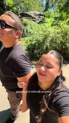 it has been almost 3 months since it happened and it still feels like a dream 🥹✨💓💍 #centralpark #proposal #engagement #foryourpage #viralvideo 