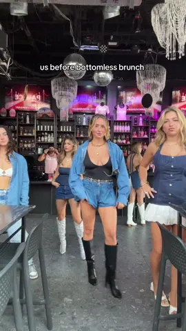 alot of denim and mimosas 