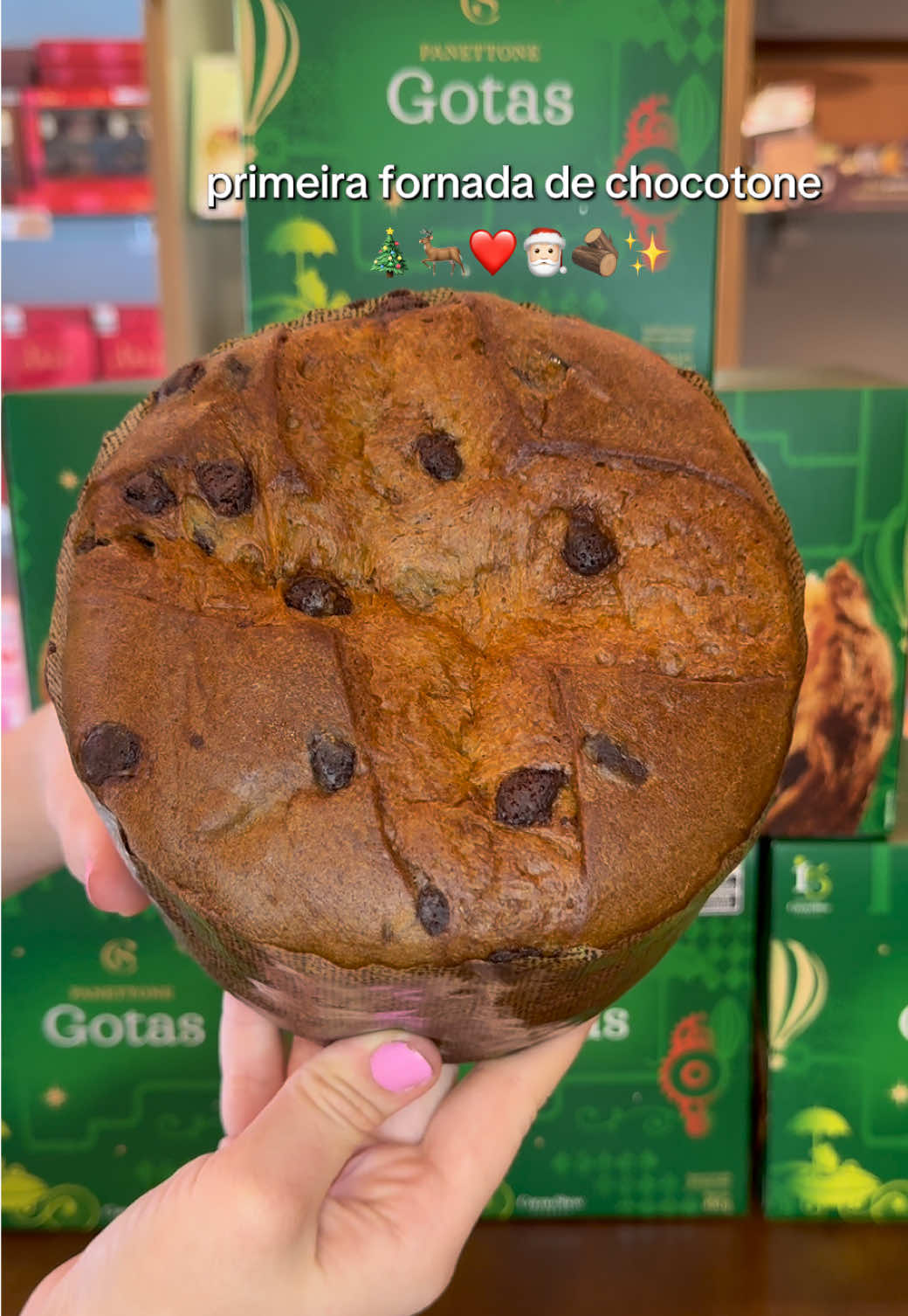 TE AMAMOS NATAL #cacaushow #chocotone #panettone #natal 