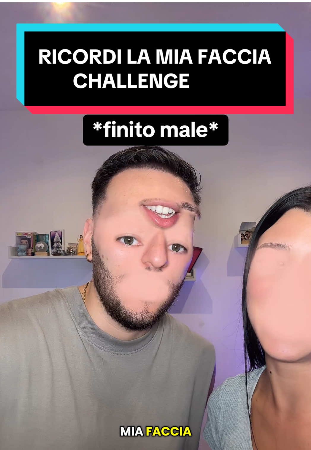 Ricordi com'è fatta la mia faccia? Challenge #perte #challenge #coppia #facepuzzlechallenge #facepuzzle 