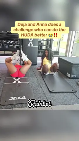 Deja and Anna does a challenge who can do the HUDA better 😭‼️ #deja #annarennnsworld #whatevericlip #fypシ #viral 